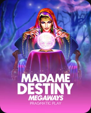 Madame Destiny Megaways with fortune teller and crystal ball