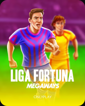 Liga Fortuna Megaways slot with football players