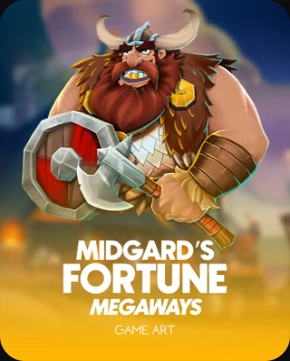 Midgard's Fortune Megaways slot with Viking warrior