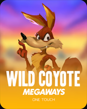 Wild Coyote Megaways slot with cartoon coyote